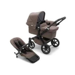 Cybex shop 19 Bugaboo Donkey5 Mono Yhdistelmävaunut, Black/Mineral Taupe