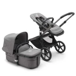 Bugaboo Fox 5 Complete Yhdistelmävaunu - Graphite/Grey Melange