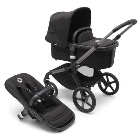 Bugaboo Fox 5 Complete Yhdistelmävaunu - Graphite/Midnight Black 1 Bugaboo Fox 5 Complete Yhdistelmävaunu - Graphite/Midnight Black