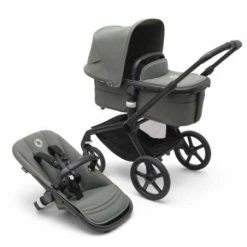 Bugaboo Fox 5 Complete Yhdistelmävaunut - Black/Forest Green