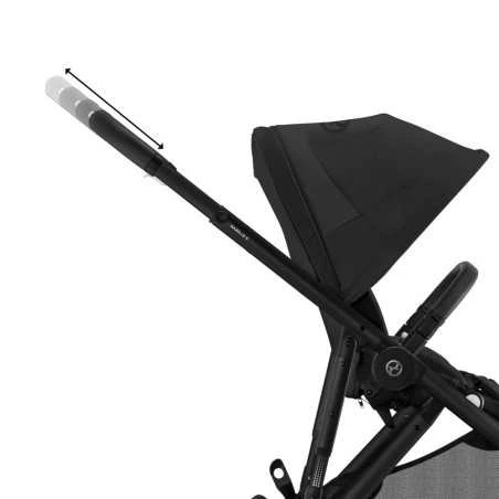 Cybex Gazelle S Sisarusrattaat, Black/Moon Black 8 Cybex Gazelle S Sisarusrattaat, Black/Moon Black - Image 8