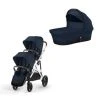 Cybex Gazelle S Sisarusrattaat, Silver/Ocean Blue