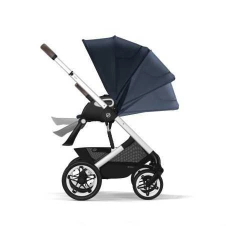 Cybex Talos S Lux Yhdistelmävaunut - (Silver) - Ocean Blue 4 Cybex Talos S Lux Yhdistelmävaunut - (Silver) - Ocean Blue - Image 4