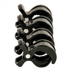 Emma Mallisto Emma Klipsit Verholle 4kpl, Musta