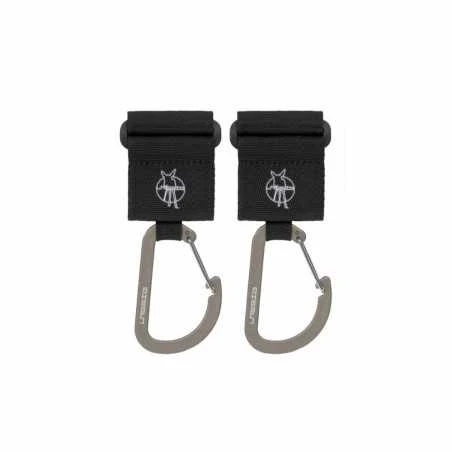 LÄSSIG Lässig Kassikoukut 2kpl, Black 1 LÄSSIG Lässig Kassikoukut 2kpl, Black