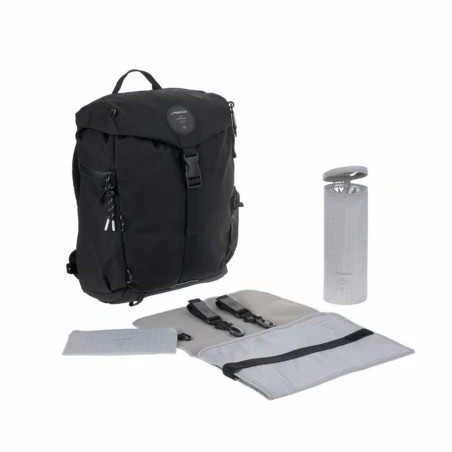 LÄSSIG Lässig Outdoor Backpack, Black 2 LÄSSIG Lässig Outdoor Backpack, Black - Image 2