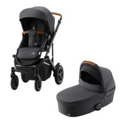 Paketti - Britax Smile 4 Yhdistelmävaunut, Midnight Grey