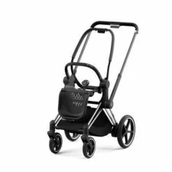 Paketti - Cybex EPriam 4 Yhdistelmävaunu, Kromi Black - Chrome - Soho Grey
