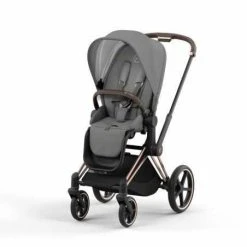 Paketti - Cybex EPriam 4 Yhdistelmävaunu, Kromi Black - Chrome - Soho Grey -Cybex shop paketti cybex epriam 4 yhdistelmaevaunu kromi black chrome soho grey 3