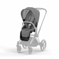 Paketti - Cybex EPriam 4 Yhdistelmävaunu, Kromi Black - Chrome - Soho Grey -Cybex shop paketti cybex epriam 4 yhdistelmaevaunu kromi black chrome soho grey 7