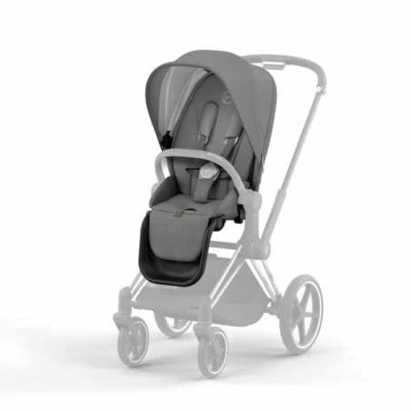 Paketti - Cybex EPriam 4 Yhdistelmävaunu, Kromi Brown - Chrome - Black - Soho Grey 8 Paketti - Cybex EPriam 4 Yhdistelmävaunu, Kromi Brown - Chrome - Black - Soho Grey - Image 8