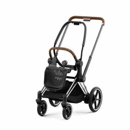 Paketti - Cybex EPriam 4 Yhdistelmävaunu, Kromi Brown - Chrome - Black - Soho Grey 1 Paketti - Cybex EPriam 4 Yhdistelmävaunu, Kromi Brown - Chrome - Black - Soho Grey