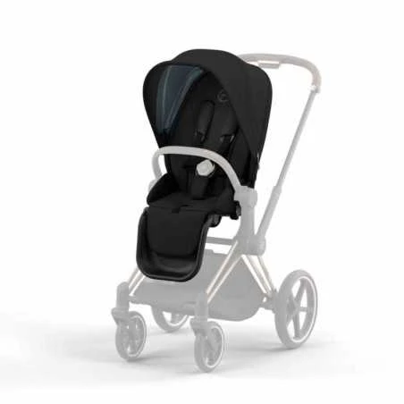 Paketti - Cybex EPriam 4 Yhdistelmävaunu, Matta Musta - Black - Deep Black 1 Paketti - Cybex EPriam 4 Yhdistelmävaunu, Matta Musta - Black - Deep Black